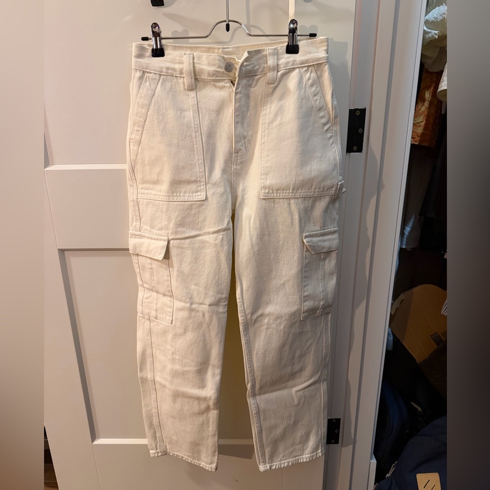 PacSun Off-White Cargo Pants